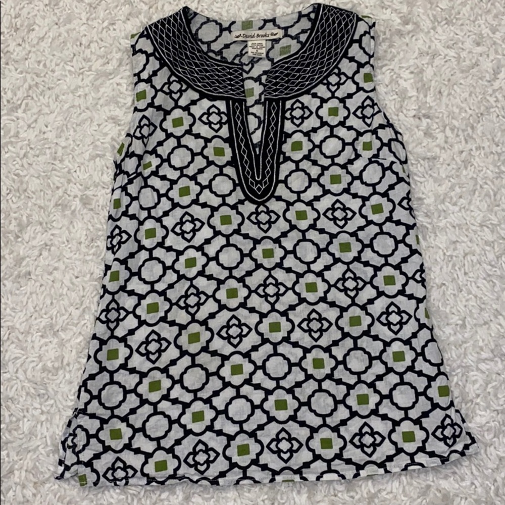 David Brooks Sleeveless Tunic